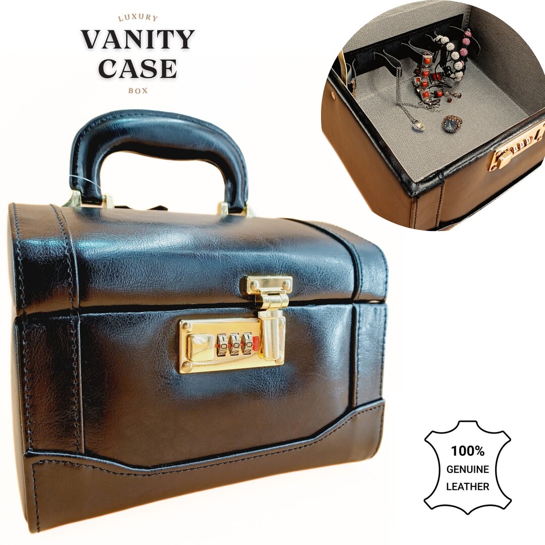 Luxury Vanity Case Box Jewelry Gold Safe Lock Combination Lock Etsy