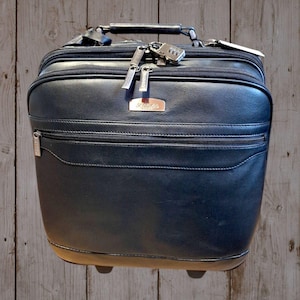Mallette d'affaires à roulettes en cuir italien Mallette pour ordinateur portable Mallette de vol Sac Bagage à main Valise Sac à roulettes pour ordinateur portable Sac de voyage