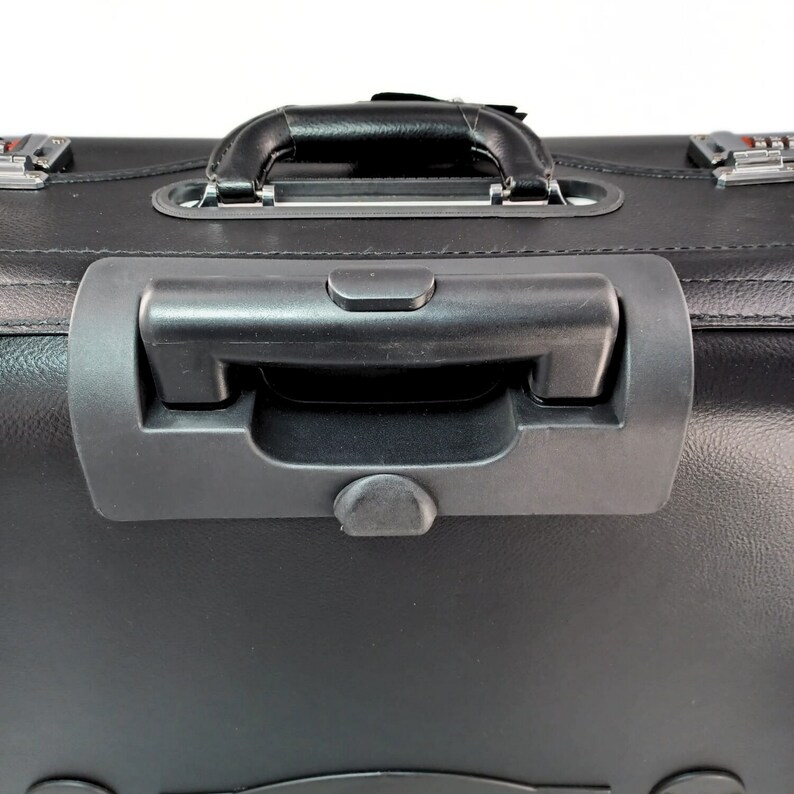 Wheeled Pilot Case Briefcase Business Laptop Case Flight Briefcase Bag