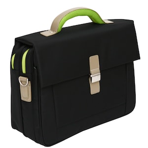 Porte-documents pour ordinateur portable 15,6 po. Sac de travail Mallette de travail Sac à bandoulière en nylon imperméable