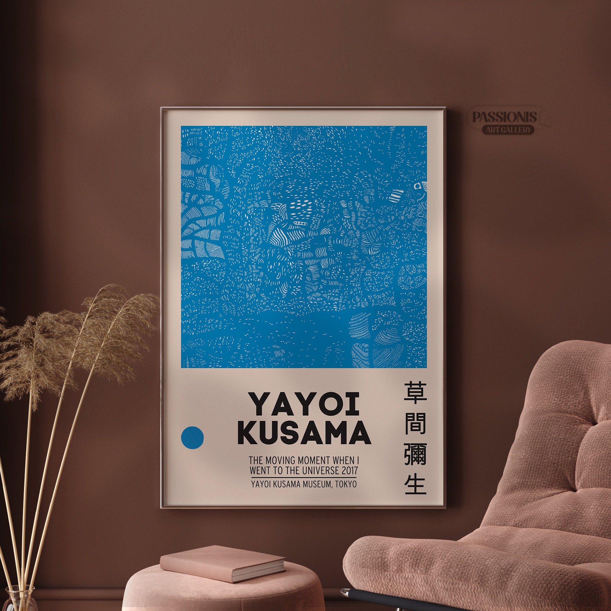 Yayoi Kusama Poster, The Moving Moment