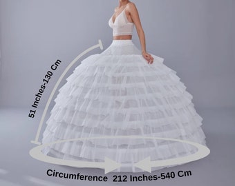 underskirt for prom dress Crinoline Petticoat Skirt ,Hoop Skirt for Ball Gown, Wedding & Quincea
