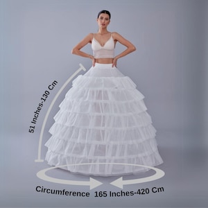 Quinceañera Dress Petticoat, Wedding Dress Underskirt, Bridal Ball Gown Crinoline