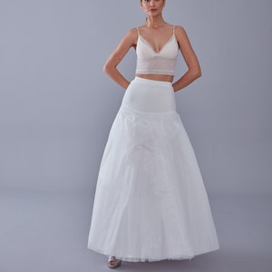 Wedding Dress Underskirt, White Petticoat