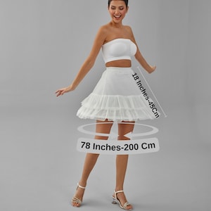 Wedding Dress Underskirt, White Petticoat