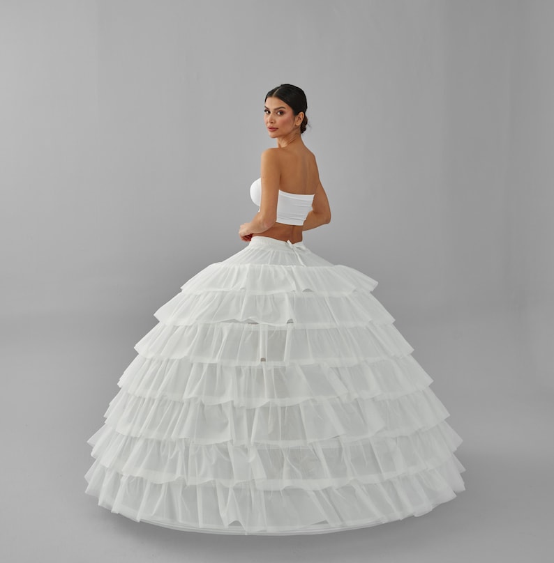 Wedding Dress Underskirt, White Petticoat