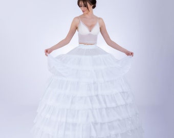 Quinceañera Dress Petticoat, Wedding Dress Underskirt, Bridal Ball Gown Crinoline