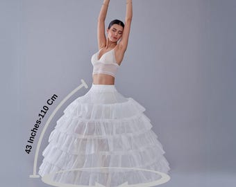 P Prettyia Brautkleid Reifrock Petticoat 6 Hoops Brautkleid Unterrock