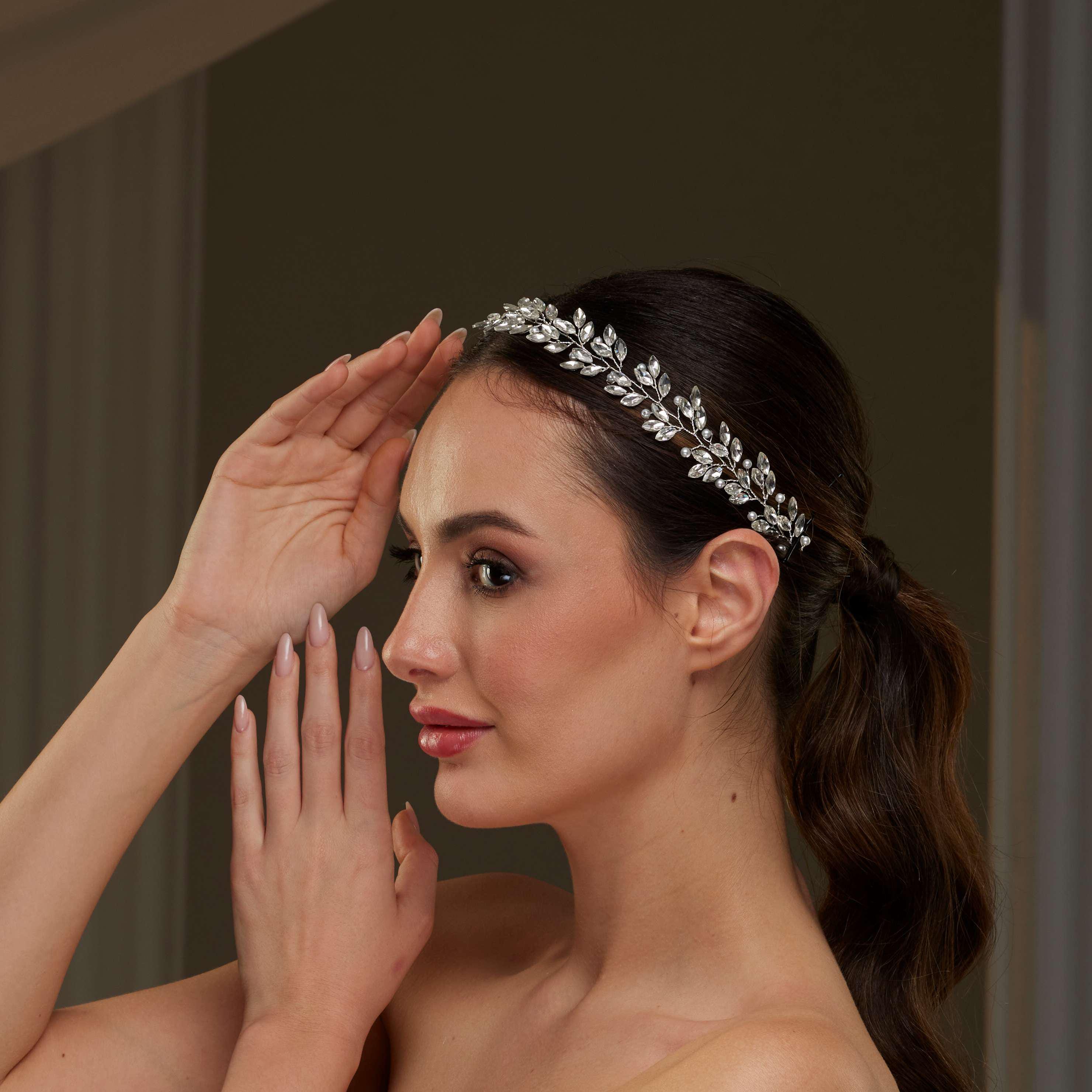 8er Set Haarspangen Mit Strass & Kristallen - Perfekt Für Hochzeit & Besondere Anlässe