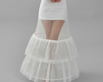 Wedding Dress Underskirt, White Petticoat