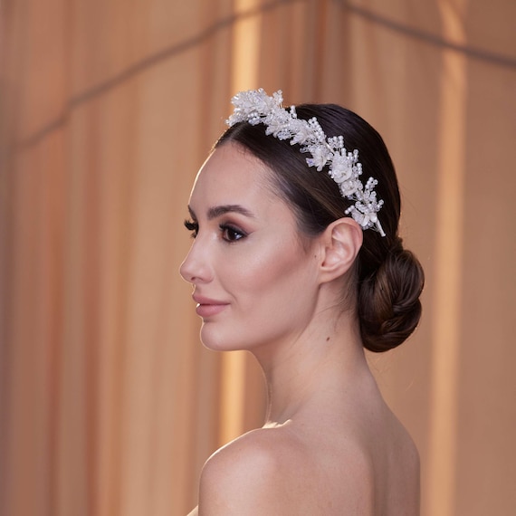 Cerchietto Prima Comunione Bambina Idee Per Gli Accessori Per Capelli Da Damigella D'onore Lace & Favour Accessori Capelli Sposa