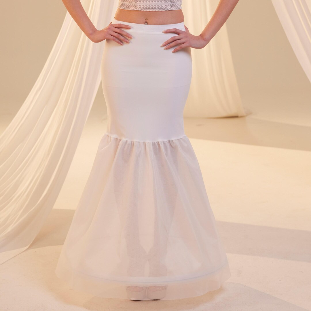 Mermaid Petticoat With Corsage Skirt ,wedding Dress Underskirt for ...