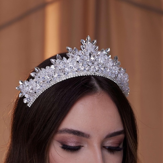 sparkling wedding Hair accessories tiara Silver Zircon Crystal Headband – Sparkling Bridal Tiara  main image 2