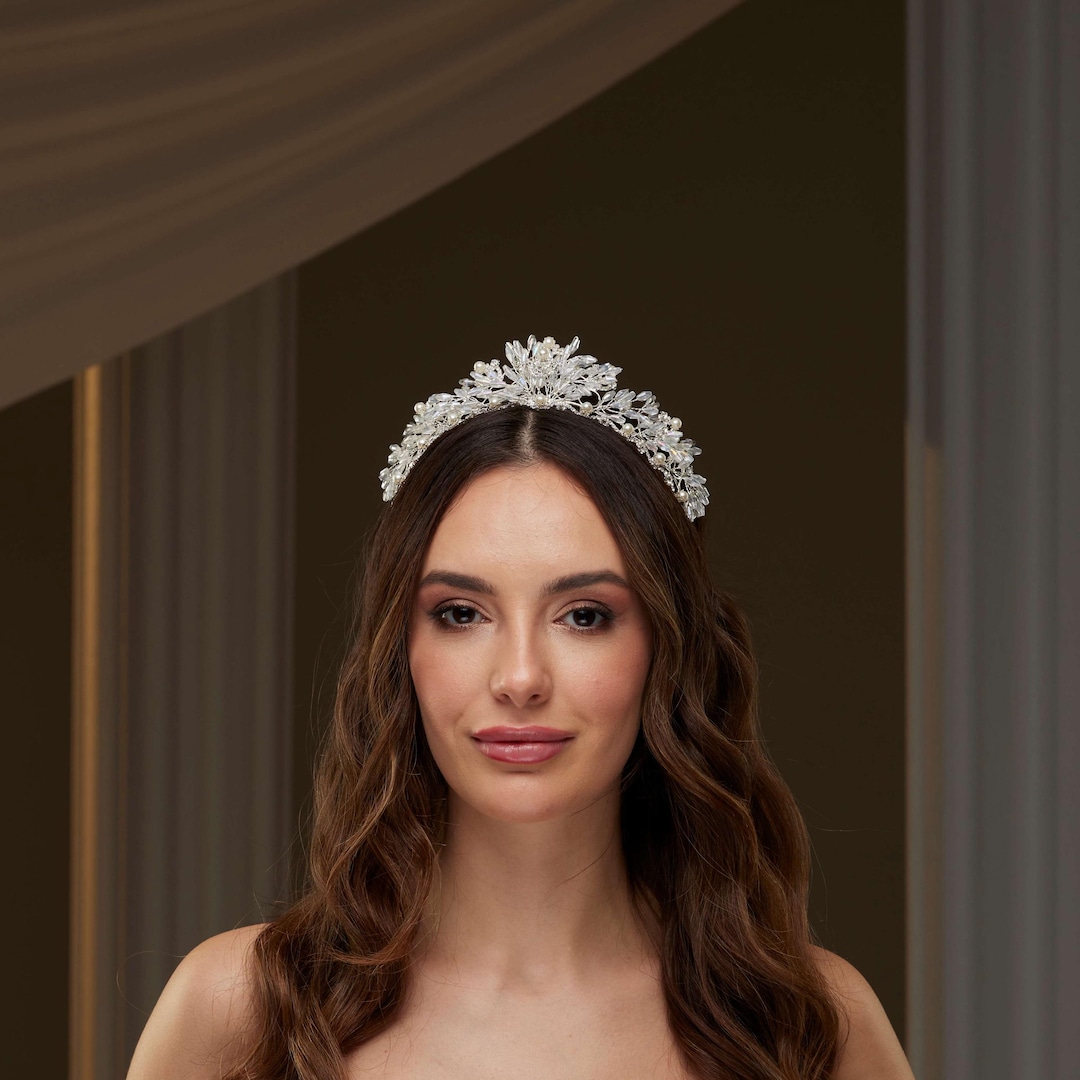 Crystal & Pearl Wedding Tiara
