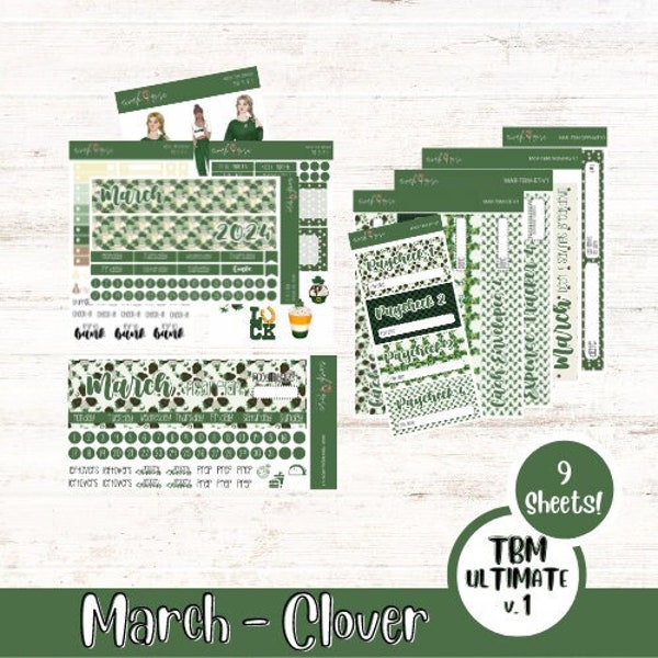 March 2024 Ultimate The Budget Mom Budget By Paycheck Monthly Budget Kit, TBM Budget Kit, Budget Sticker Kit