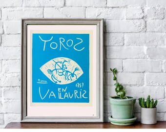 購入オーダー Toros en Vallauris ピカソの絵 インテリア・住まい
