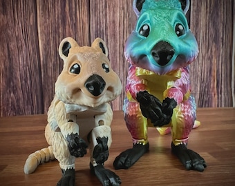 Quokka - Articulated Creatures! True to life toys with articulation, chatterbox sounds and poses for displaying!