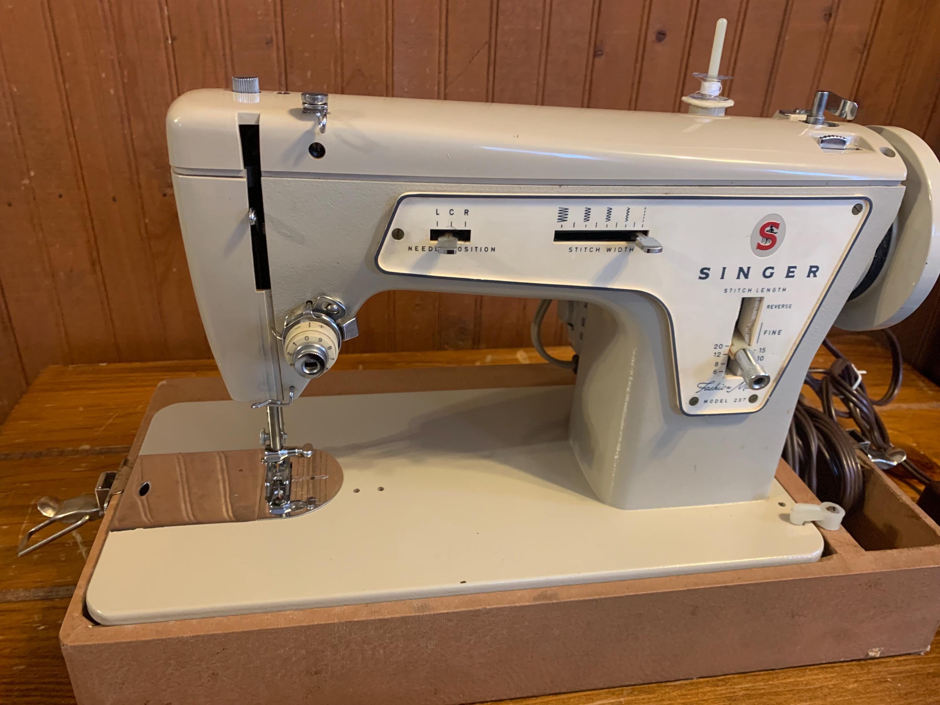 singer ミシン Vintage Singer Fashion Mate 237 Sewing Machine: Heavy Duty, Zigzag