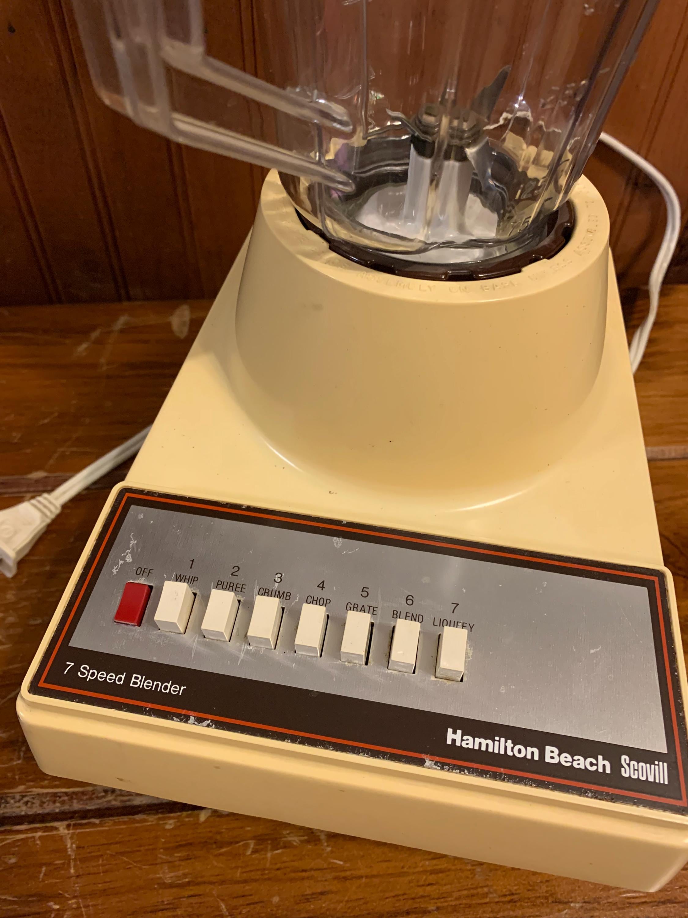Vintage Hamilton Beach Scovill 7-speed Blender – Retro 1970s