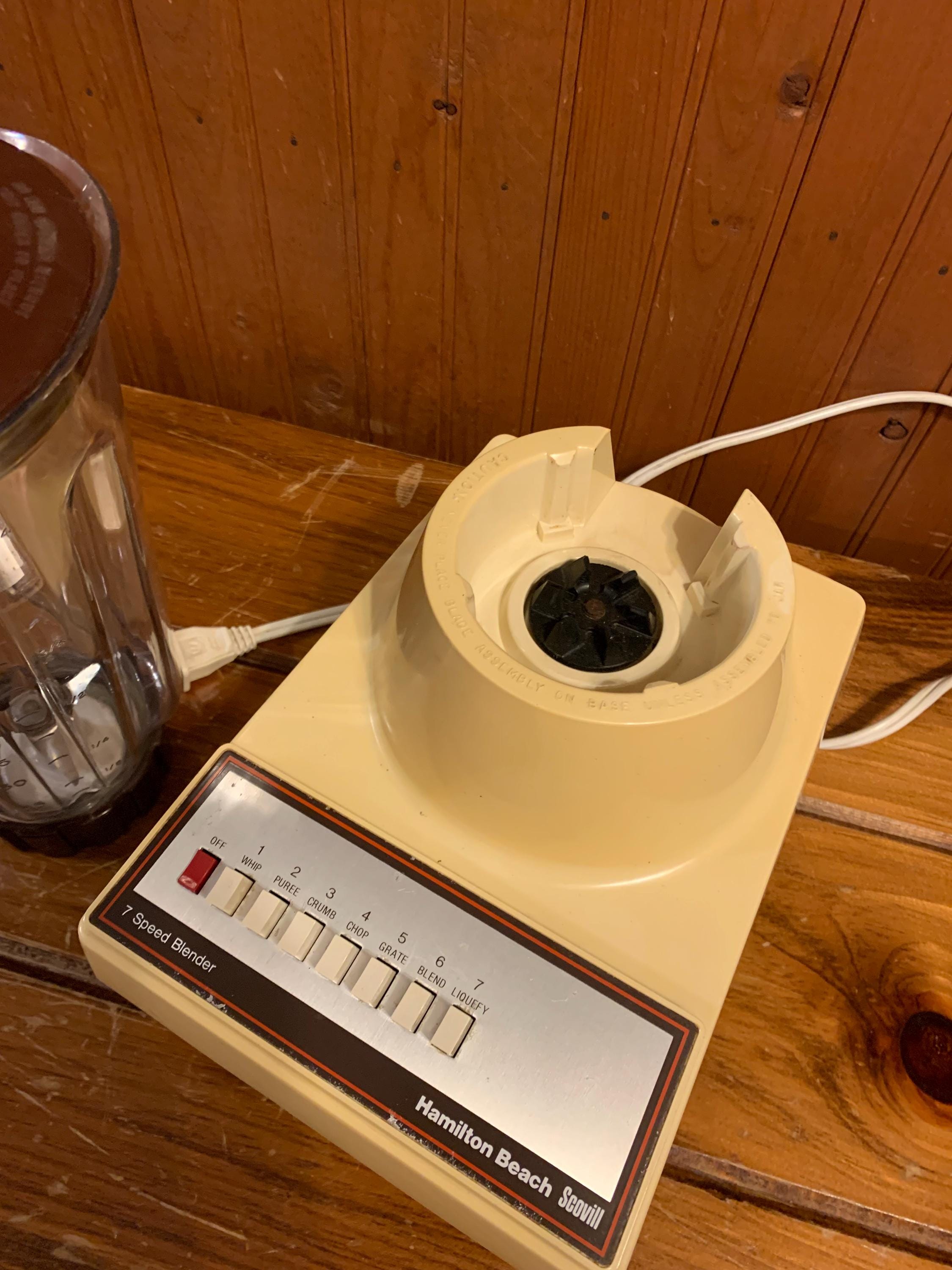Vintage Hamilton Beach Scovill 7-speed Blender – Retro 1970s