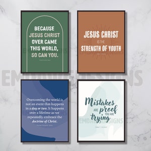 LDS General Conference 2022 Digital Quote Bundle 4 | LDS General Conference Printables