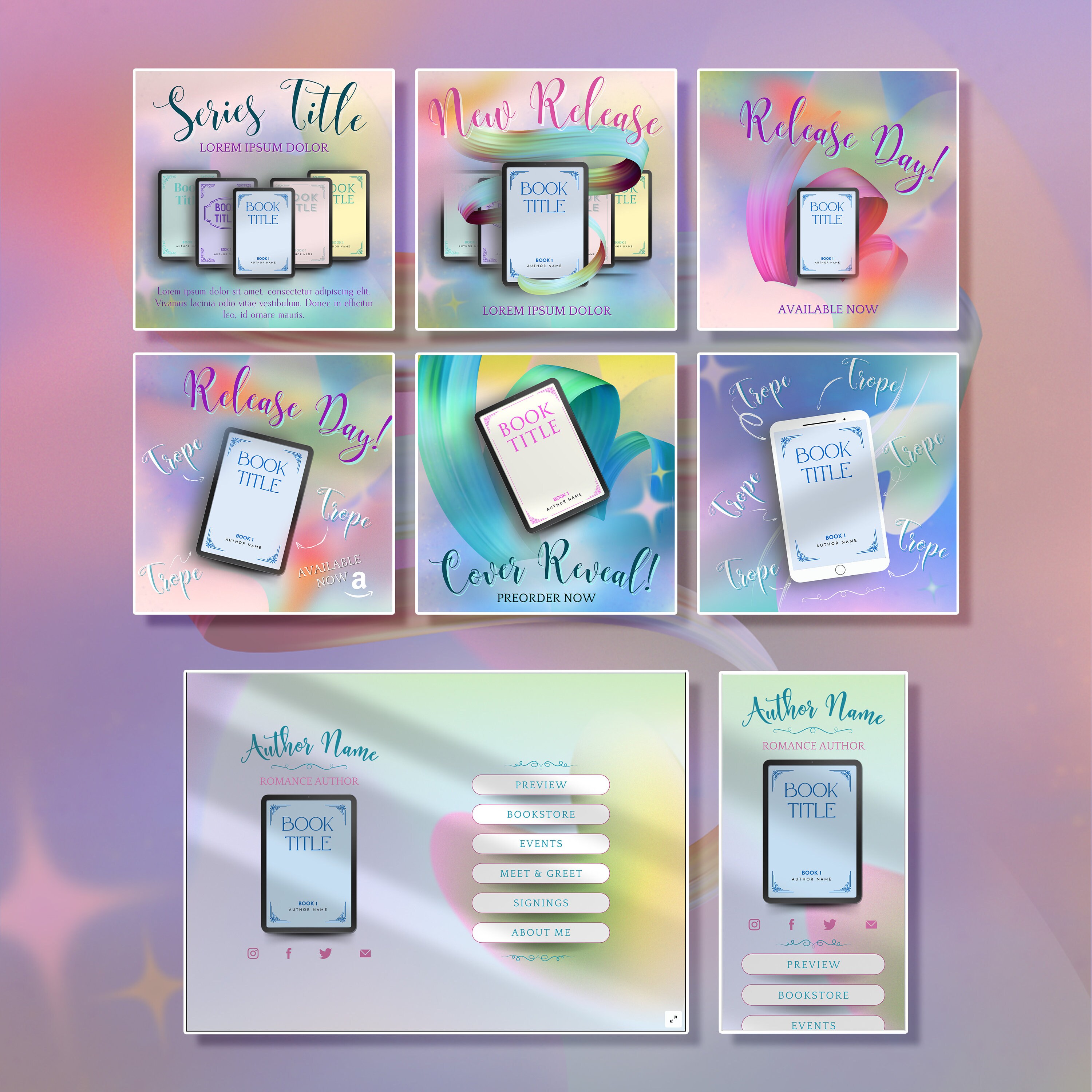 At First Glance: 6 Eye Catching Templates to Captivate Readers & Sell ...