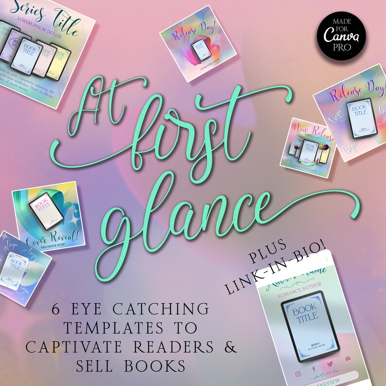 At First Glance: 6 Eye Catching Templates to Captivate Readers & Sell ...