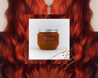 Copper Orange ColorAcondicionador, color de cabello vivo, tinte para el cabello, 200 ml