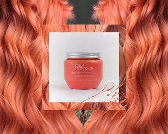 Pastel Peachy Orange ColorAcondicionador, color de cabello vivo, tinte para el cabello, 200 ml