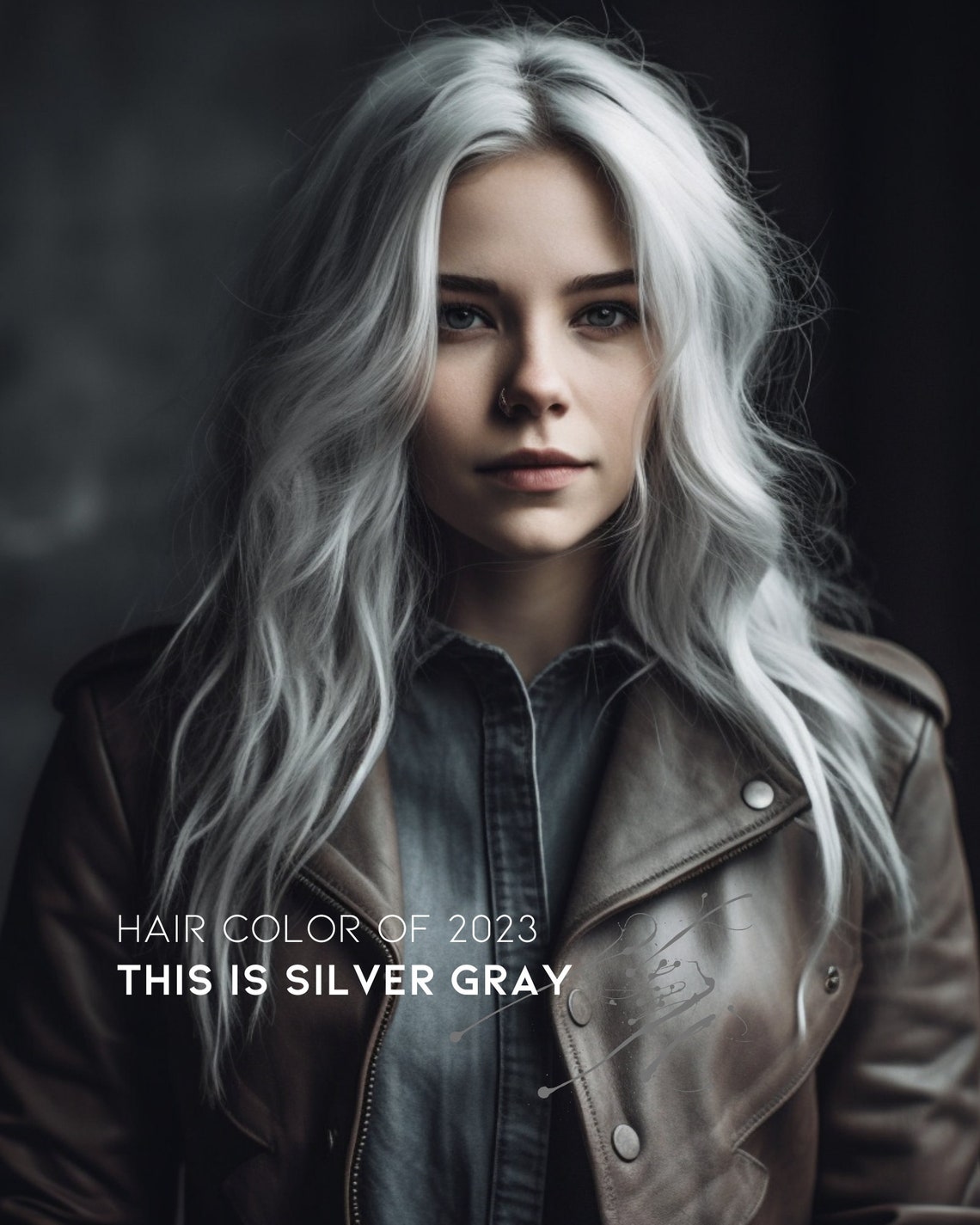 Pastel Silver Gray Damage Free Hair Color, Hair Tonner, Silver Hair Dye