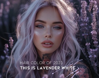 Pastel Lavender White / blonde hair dye, platinum hair color, cruelty free & vegan hair color (100 ml)