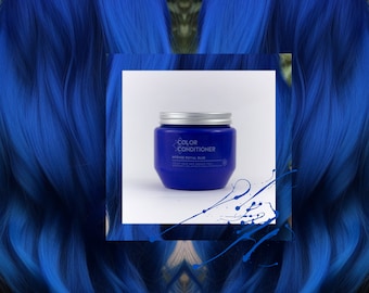 Tinte para el cabello Azul Real Intenso, color de cabello cruelty free y vegano (200 ml)