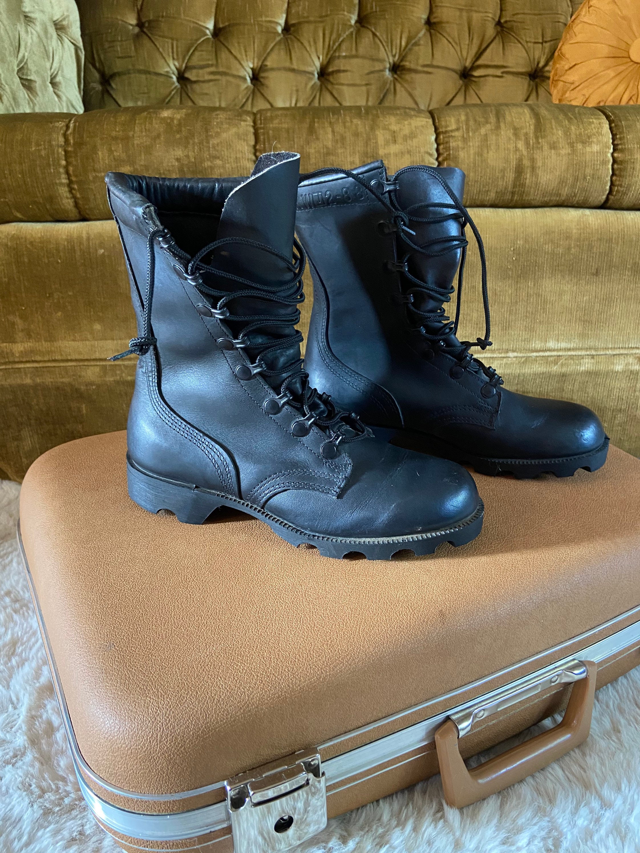 Mcrae all leather combat boots online