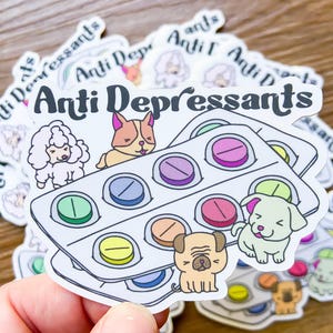 Dog Antidepressant Sticker