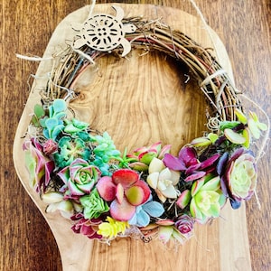6 inch Succulent Wreath