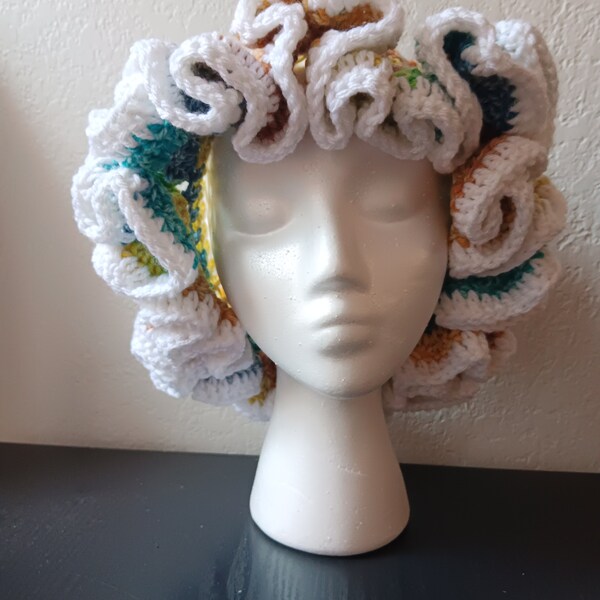Crochet Ruffle Hat - Etsy