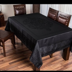 rectangle tablecloth waterproof patterned dining tablecloth