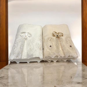 Lux Decorative Lace Towel, Lacy Hand Towel, Soft Cotton Towel, Turkish Towel Set, Hausewarming Gift, Gift Towel, 2 Pcs Hand Towel, Lux Towel