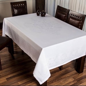 rectangle tablecloth waterproof patterned dining tablecloth and fabric does not stain