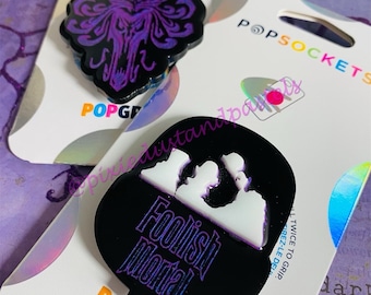 Haunted Mansion Duo - Haunted Mansion Doom Buggy Glow! - Haunted Mansion Wallpaper - Haunted Mansion - Phone Grip - Badge Reel