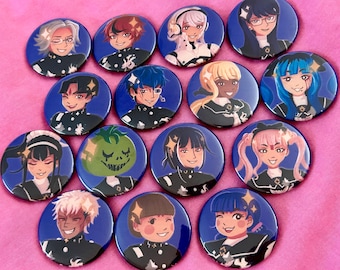 The Hundred Line 1.5in. Buttons | Last Defense Academy
