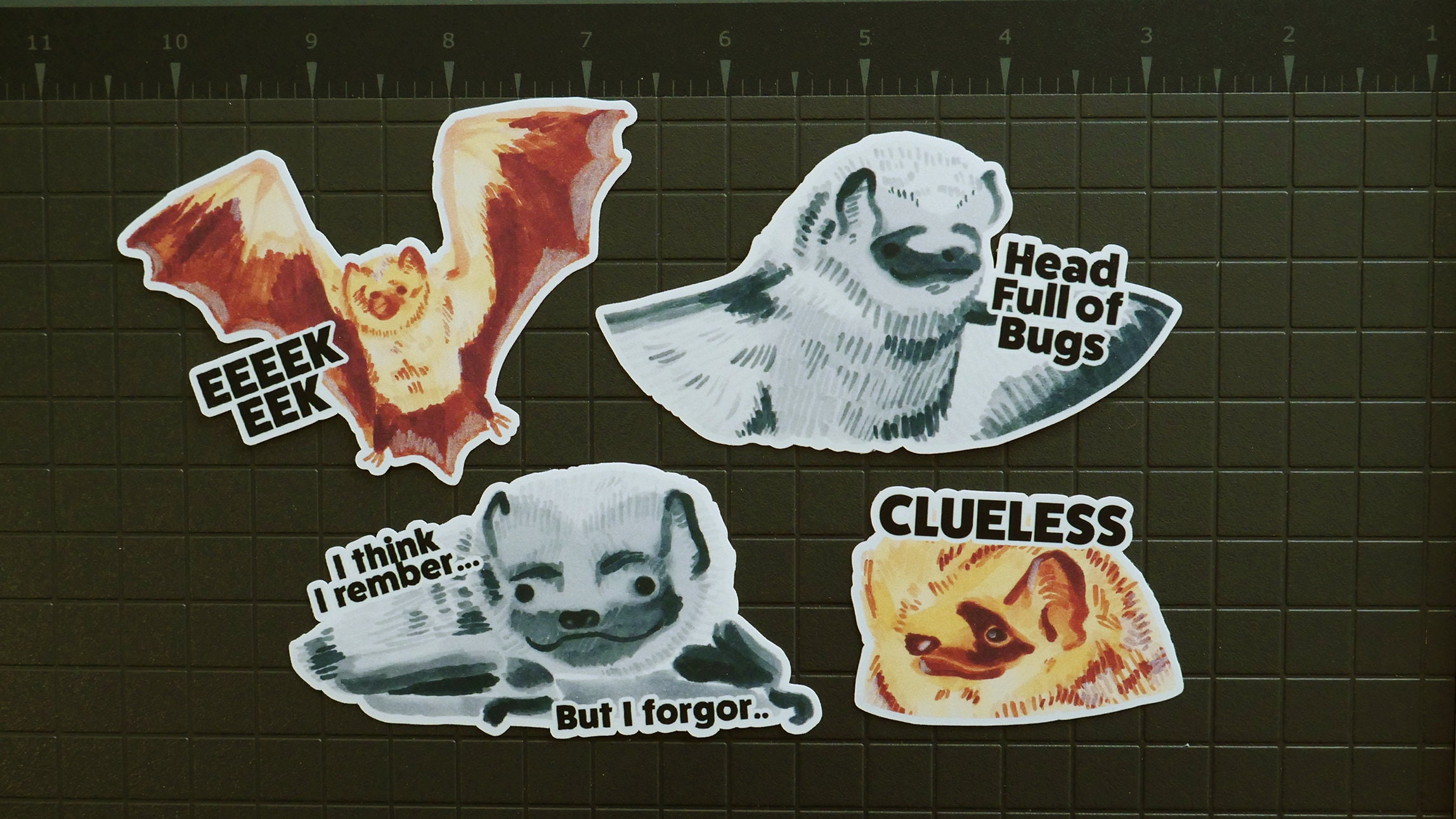 Slugger Bat Sticker BAT Vinyl Stickers - Etsy