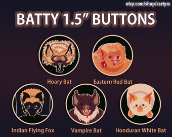 BAT 1.5in. Buttons