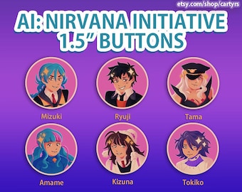 AINI 1.5in. Buttons | AI: Nirvana Initiative