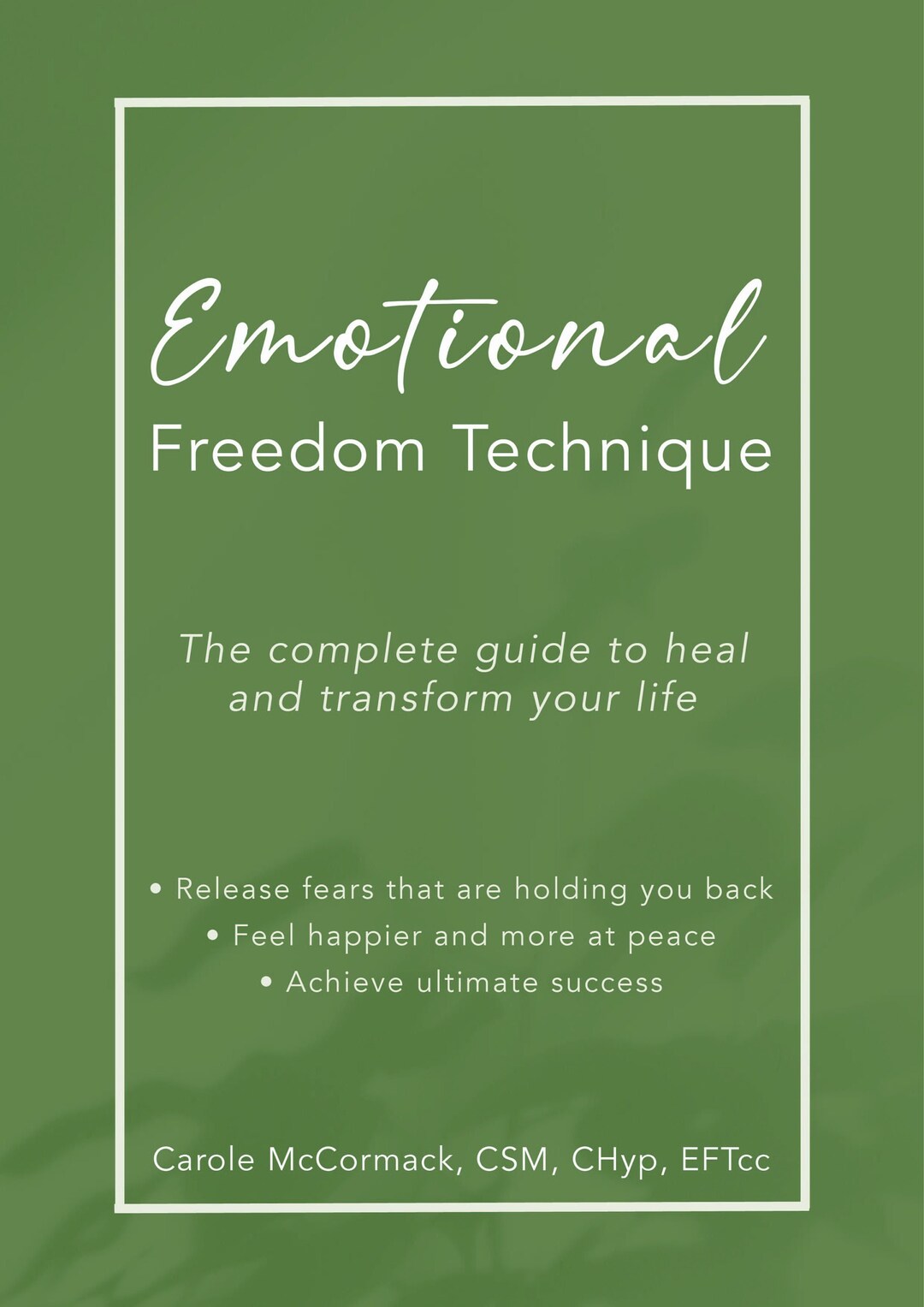 Complete Guide to Emotional Freedom Technique - Etsy