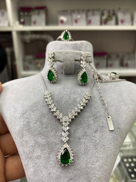 Hurrem Sultan Jewelry Set 925K Sterling Silver Base Heated Etsy