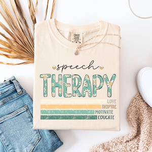 Comfort Colors® Speech Therapy Shirt, SLP Shirt, SLPA, Gift For Speech Therapist Shirt, Speech Language Pathologist, Speech Pathologist Tee