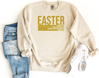 Easter Sweatshirt, He Is Risen Sweater, Silly Rabbit , A Lot Can Happen in 3 Days, Easter For Jesus, Vintage Easter Gift,Good Friday Sweater