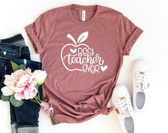 Best Teacher Ever Shirt, Retro Teachers Shirt, Teacher's Day Gift, Teacher Appreciation Gift Shirt, Best Teacher Shirt, Gift for Teacher