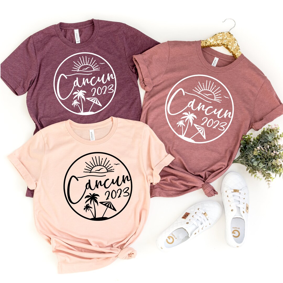 CANCUN 2023 Shirt, Cancun Holidays Shirt, Mexico Summer Beach Shirt, Mexico Shirt, Vacation